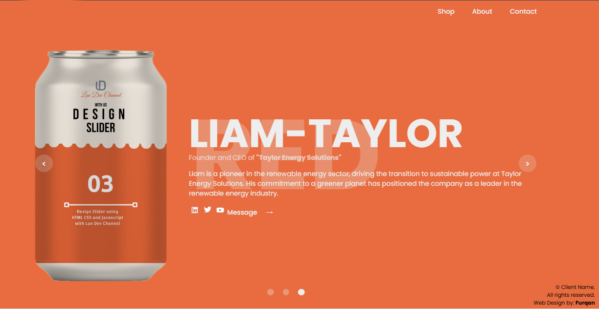 Business Services Landing Page